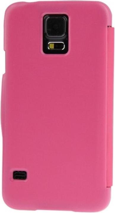 Produktbild König Design Handyhülle Tasche für Samsung Galaxy S5 / S5 Neo rosa gebürstet (Samsung Galaxy S5, Samsung Galaxy S5 Neo)
