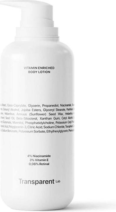 Transparent Lab Vitamin Enriched Body Lotion (Körperlotion, 400 ml)