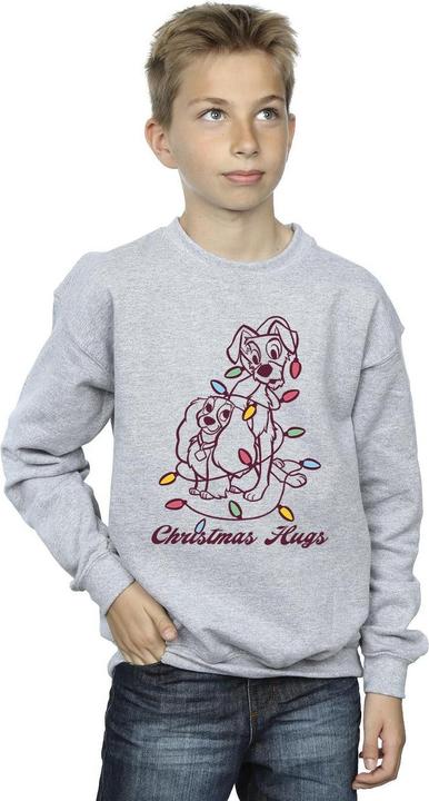 Produktbild Disney Lady And The Trump Christmas Hugs Sweatshirt Jungen (152, 158)