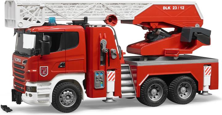 Actual product image Bruder Scania R-series fire brigade with ladder