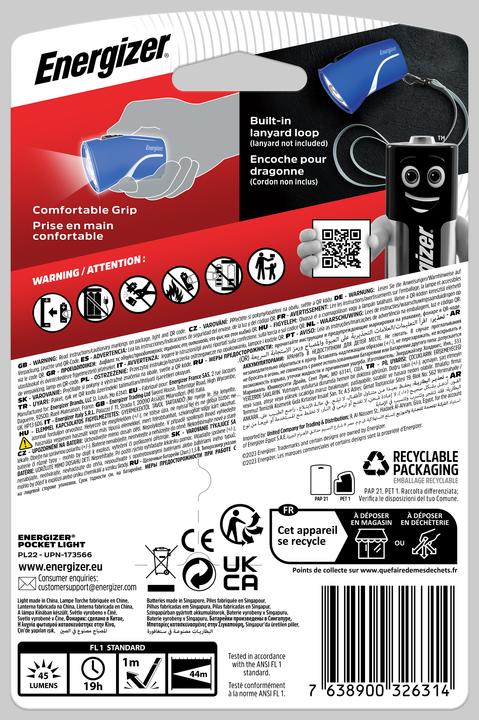Produktbild Energizer Pocket LED (16.50 cm, 45 lm)