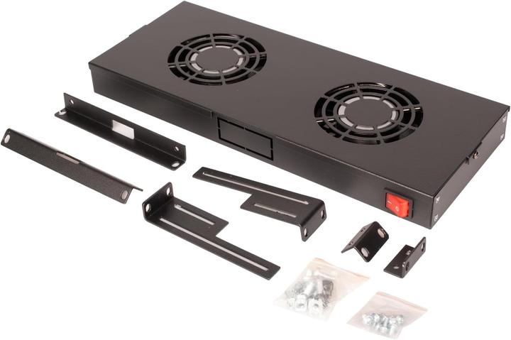 Immagine prodotto Roline 19-inch fan unit 2 fans ON/OFF black