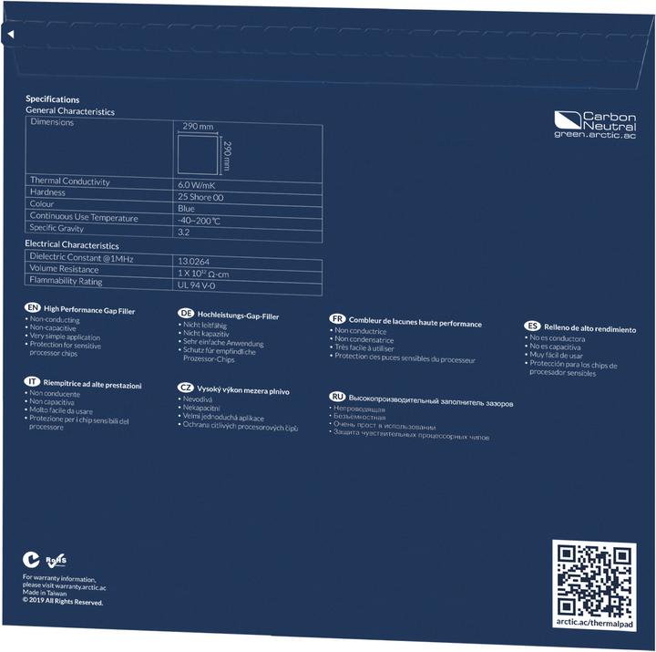 Image du produit Arctic Thermo-Pad (0.50 mm, 6 W/m K)