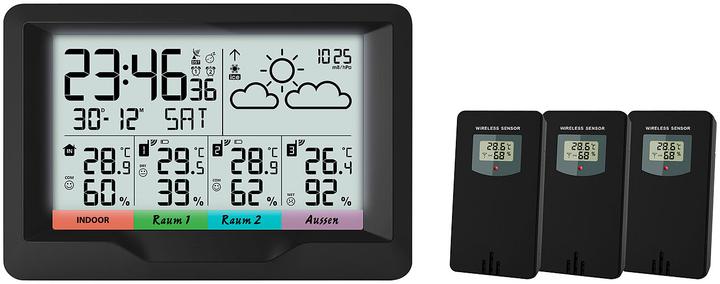 Actual product image Infactory Radio weather station with 3 radio sensors