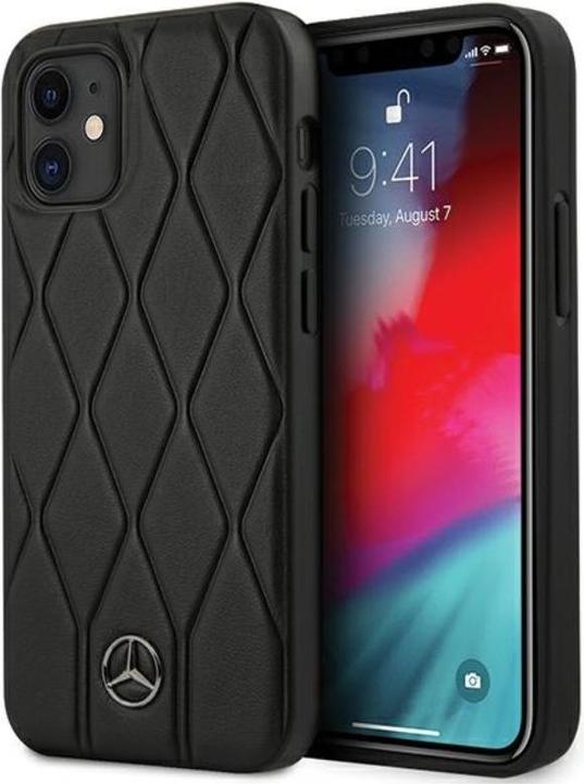 Actual product image Mercedes-Benz Wave Line - iPhone 12 mini 5.4 - Black - Hard Cover - Original Protective Case (Apple iPhone 12 mini)