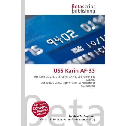 USS Karin AF-33, Fachbücher
