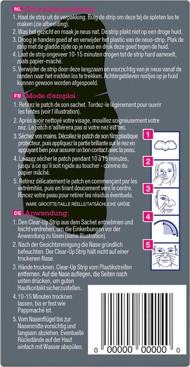 Immagine prodotto Biore Deep Cleansing Pore Strips With Charcoal - Effective Pore Cleansing Strips