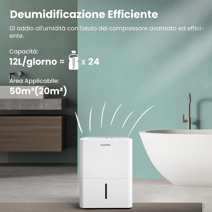 Produktbild Comfee Deumidificatore d'Aria Casa Muffa (20 m², 12 l/24h)