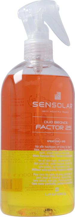 Actual product image Sensolar Sunscreen (Sun spray, SPF 25, 400 ml)