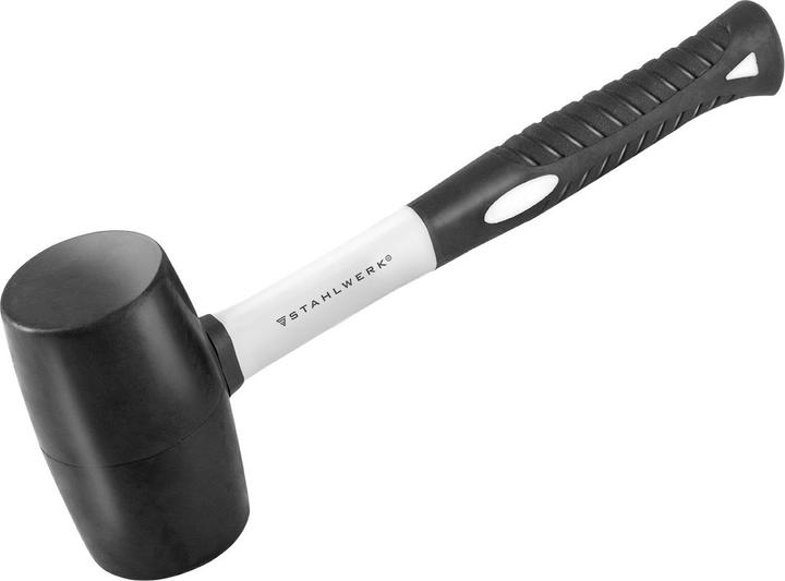 Produktbild Stahlwerk Hammer 4er Set Klauenhammer, Maurerhammer, Latthammer und Gummihammer (750 g)