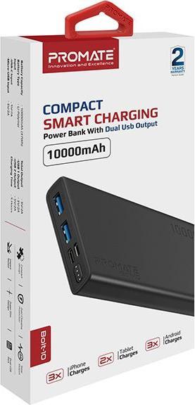 Actual product image ProMate Bolt-10 Power Bank 10W (10000 mAh, 37 Wh)