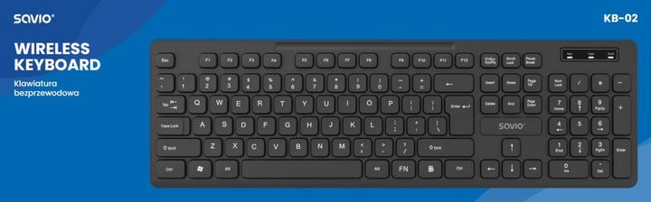 Actual product image Savio KB-02 (US, Wireless)
