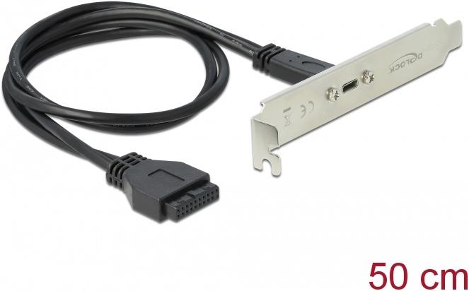 Delock Slot bracket (0.50 m, USB 3.2 Gen 1)