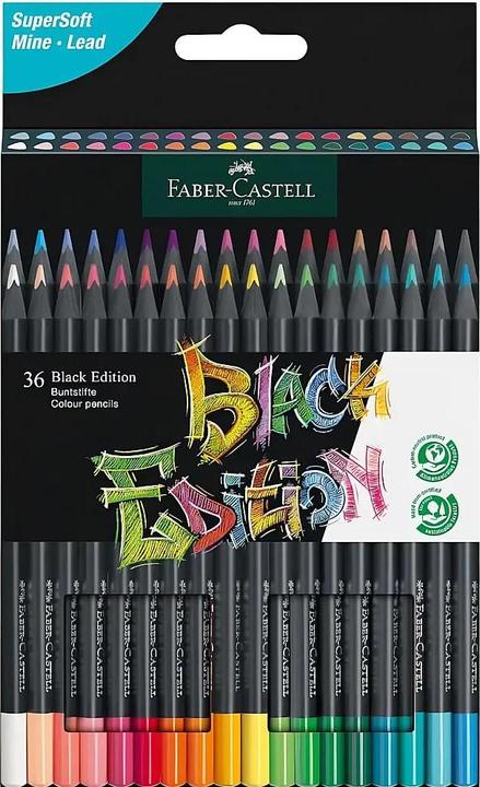 Actual product image Faber-Castell black edition (36x)