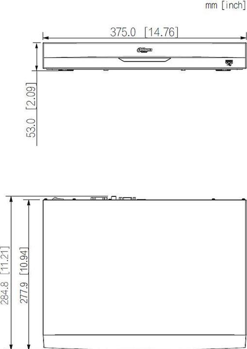 Actual product image Dahua DHI-NVR5208-EI 8CH 2HDD 1U NETWORK VIDEO RECORDER (Network Video Recorder (NVR))