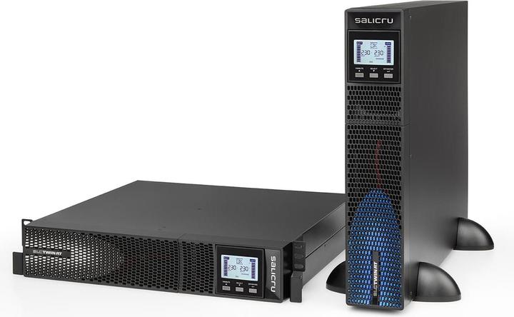 Image du produit Sicotec Usv USV SLC-3000-TWIN-RT2 LION 3000 VA / 2700 W (3000 VA, 2700 W, Double convertisseur en ligne Onduleur)