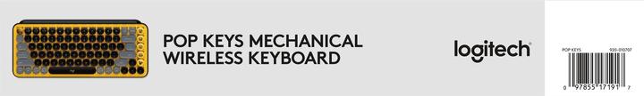 Actual product image Logitech POP Keys Keyboard (FR, Cable)