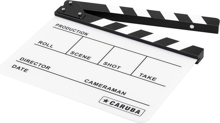 Caruba Professional Director Clapper Blanc/BW (craie)