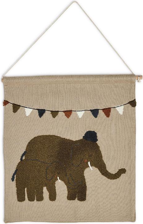 Smallstuff - Wall deco, elephants - 37x33 cm (40023-10)