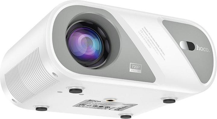 Actual product image Hoco Headphone with microphone projector Wi-Fi Bluetooth 720P DT1 white (HD ready, 140 lm)