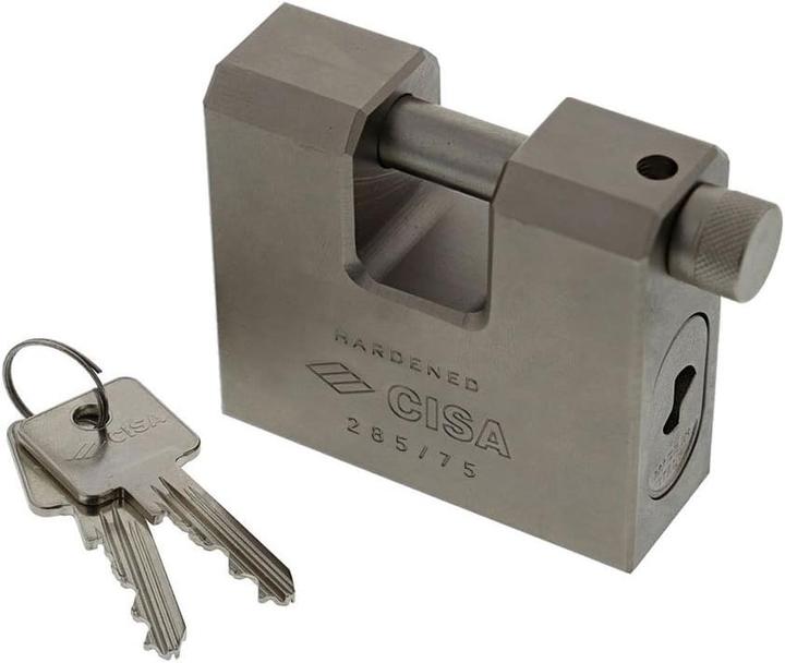 Actual product image Kabi Containerlås m. 2 nøgler - Cisa Containerhaengelås