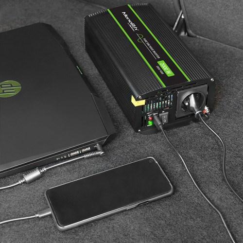 Productafbeelding Qoltec 51938 Pure Sine Wave Inverter