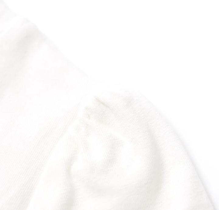 Immagine prodotto vidaXL Maglietta da bambino ecru 140,Materiale: 95 % cotone. 5 (140)