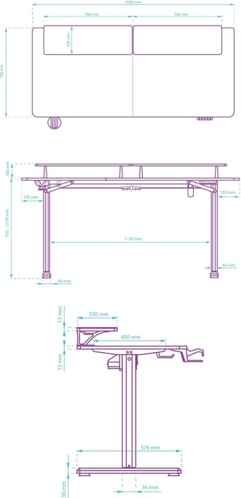 Actual product image Ultradesk Highlander XXL