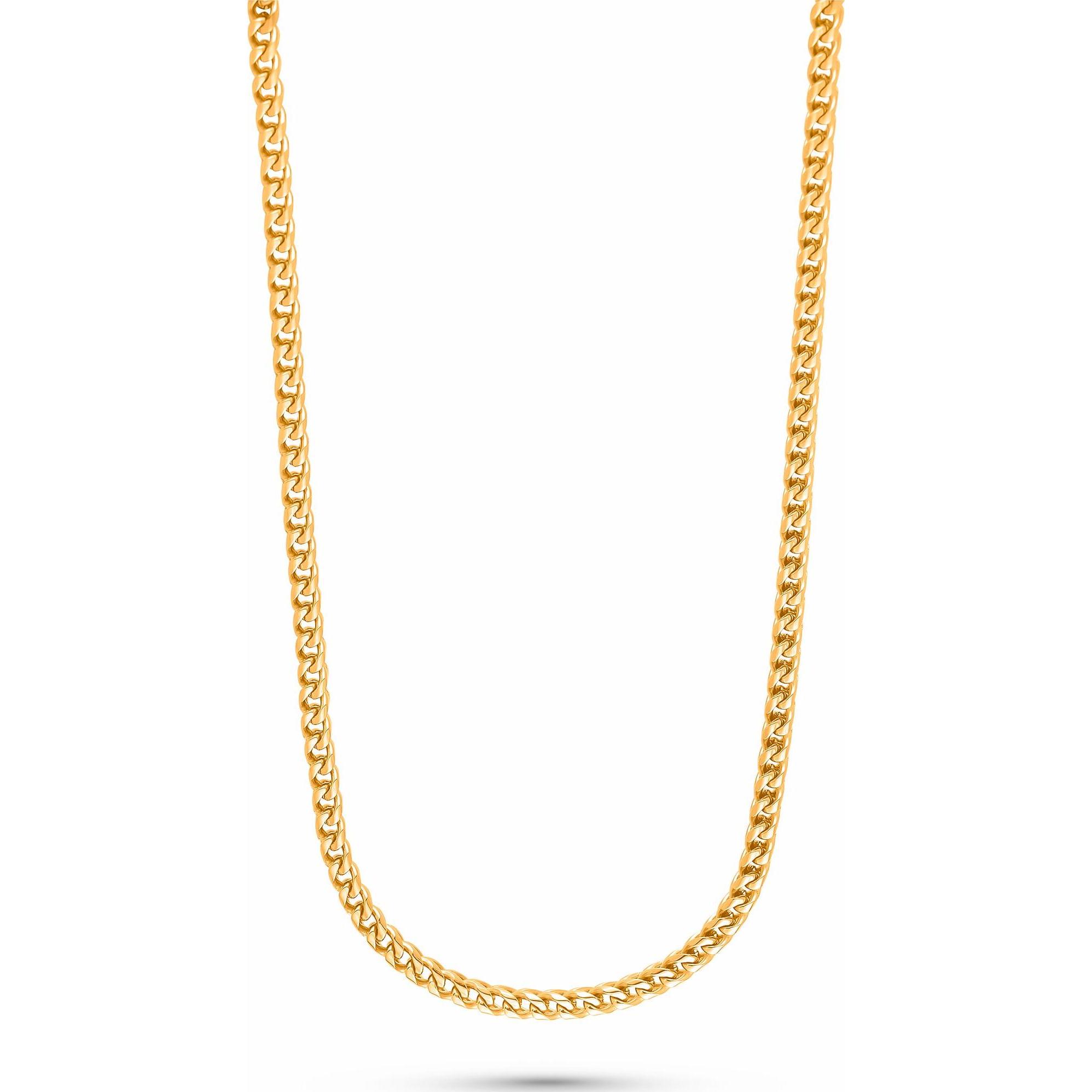 Favs, Halsschmuck, Kette, (Edelstahl, 55 cm)