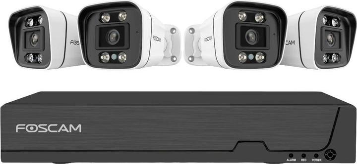 Produktbild Foscam FN9108E-B4-2T LAN IP-Überwachungskamera-Set 8-Kanal mit 4 Kameras 3072 x (3072 x 1728 Pixels)