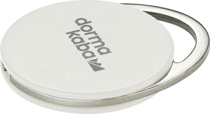 Actual product image Dormakaba Legic Advant evolo smart key fob, white plastic