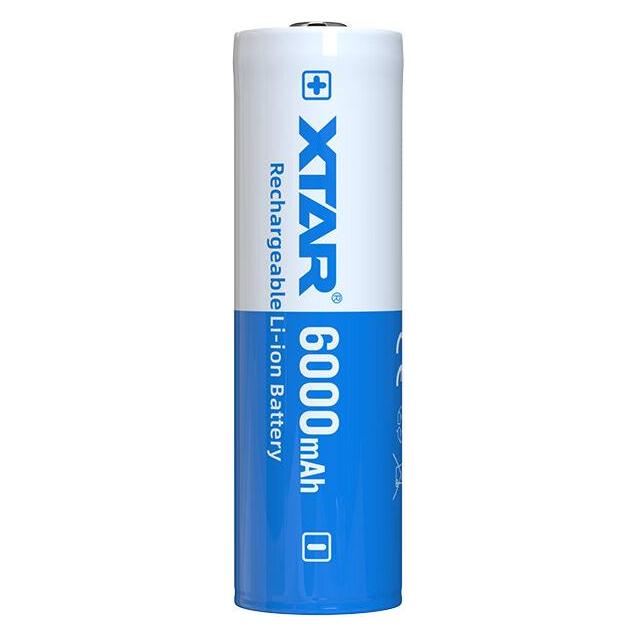 Xtar Li-ion Batterij Met Beschermingselektronica (1 Pcs., 21700, 6000 mAh), Batterijen