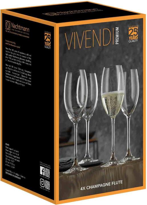 Produktbild Nachtmann Vivendi Champagnerkelche 4-er Set (27.20 cl, 4 Gläser, Sektgläser)
