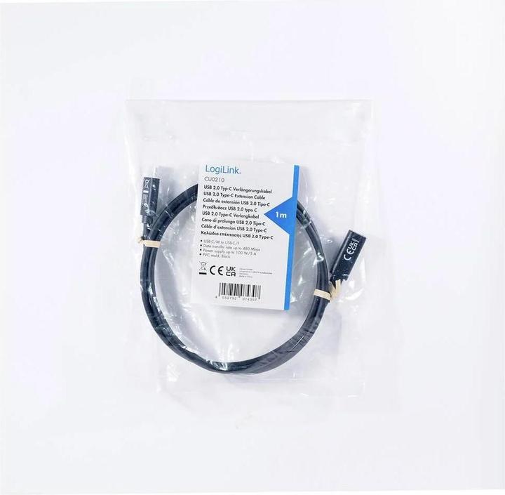 Image du produit LogiLink CU0211 (2 m, USB 2.0, 100 W)