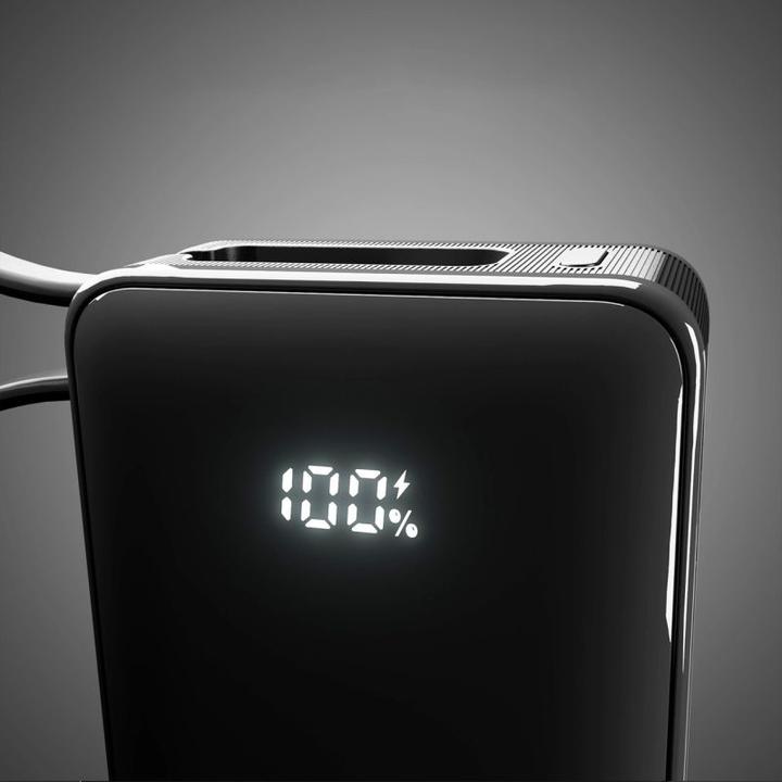 Immagine prodotto SBS Banca di energia da 10.000 mAh con cavo USB-C integrato (10000 mAh, 20 W, 37 Wh)