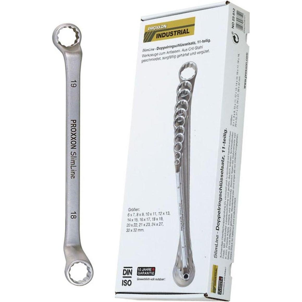 Proxxon, Chiave Inglese, Set Di Chiavi A Doppio Anello Slimline