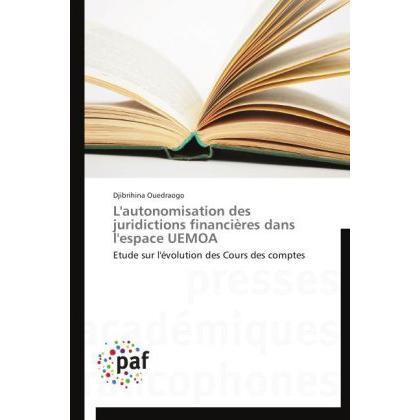 L'autonomisation des juridictions financières dans l'espace UEMOA, Fachbücher
