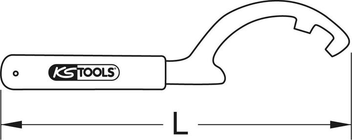 Actual product image KS Tools BRONZEplus Coupling spanner B-C Ø12 mm