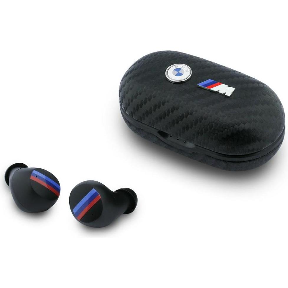 BMW Headphones Bluetooth TWS Carbon Metal Logo ENC black (30 h, Senza fili), Cuffie, Nero