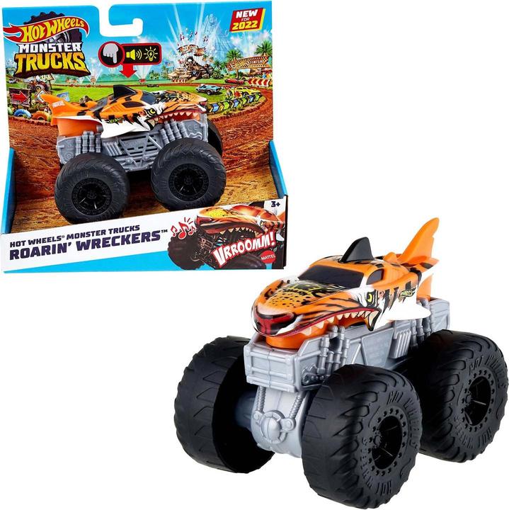Actual product image Hot Wheels Monster Trucks Roarin' Wreckers™ Tiger Shark