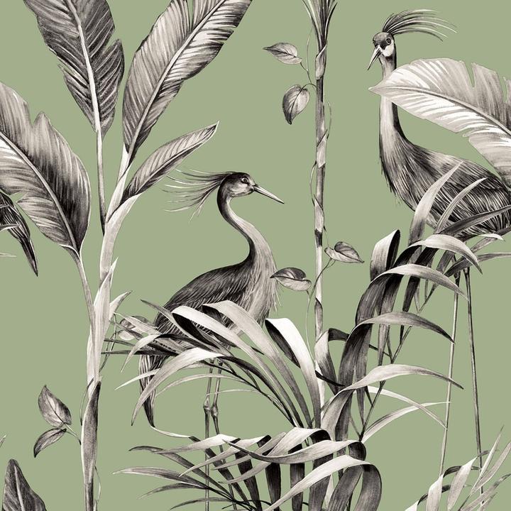 Immagine prodotto World of Wallpaper Carta da parati Azzurra Leaf Design (10 x 0,5 m)
