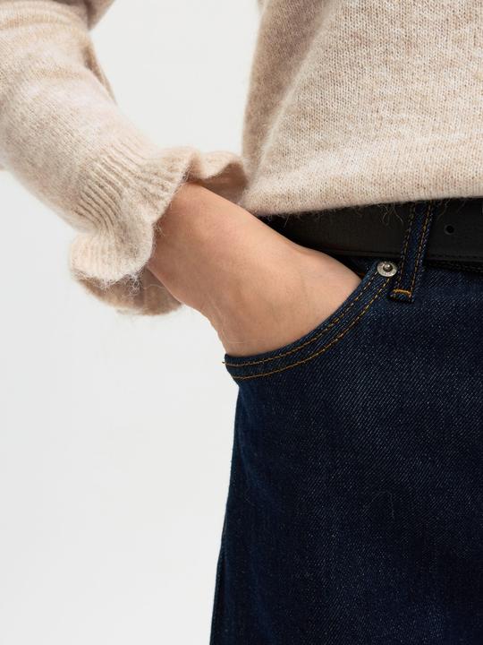 Image du produit Selected Femme Pull en tricot à manches ruchées (XXL)