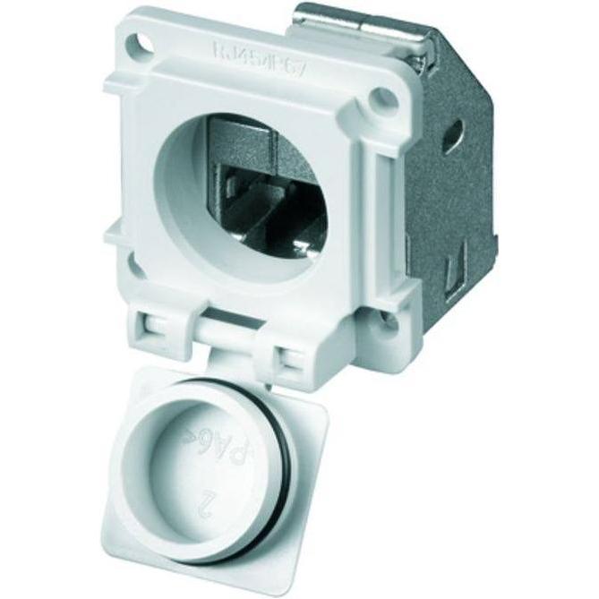 Weidmüller IE-XM-RJ45/RJ45-IP67 Giunto a flangia per montaggio a filo IP67 (Accoppiamento di rete), Accessori di rete