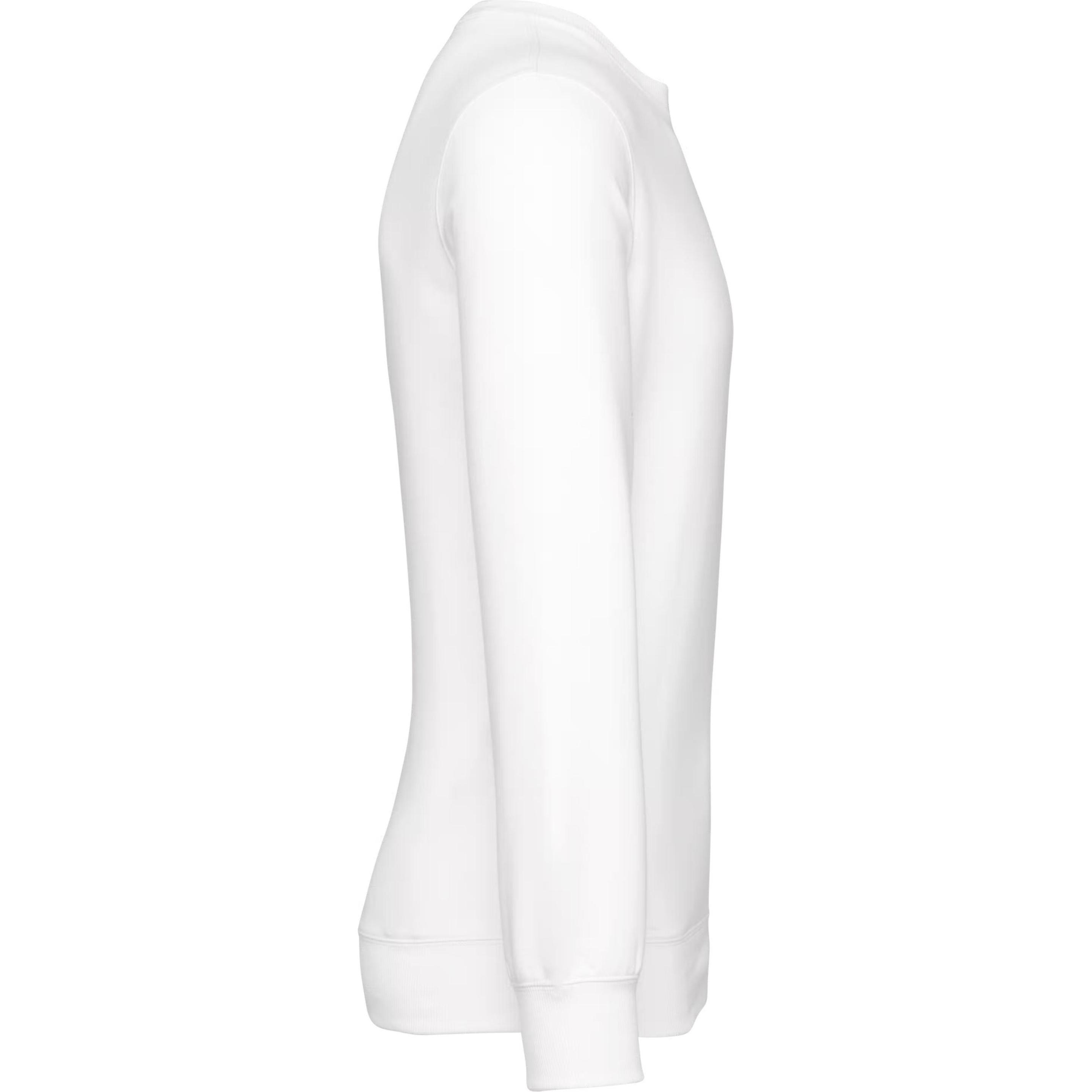 Kariban, Pullover, Recyceltes Sweatshirt mit Rundhalsausschnitt, Weiss, (XL)