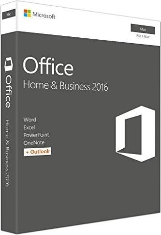 Produktbild Microsoft Office 2016 Home and Business (1 User, 12 Monate)