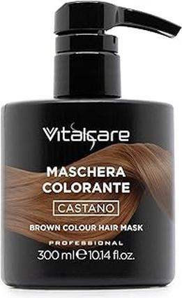 Vitalcare Hair Coloring Mask, Revitalizing And Toning, Brown Color, Ammonia-Free