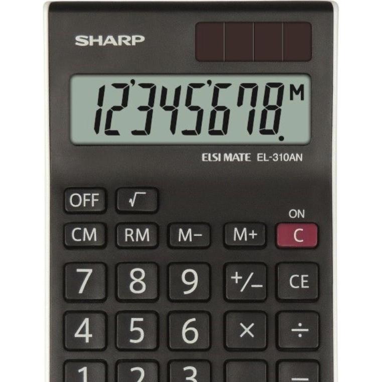 Thumbnail - Sharp, Taschenrechner, Kalkulatorius SH-EL310ANWH (Batterien, Solarzellen)