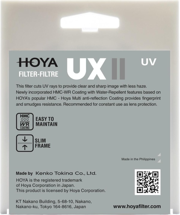 Immagine prodotto Hoya UX II UV Filter (49 mm, Filtro UV)