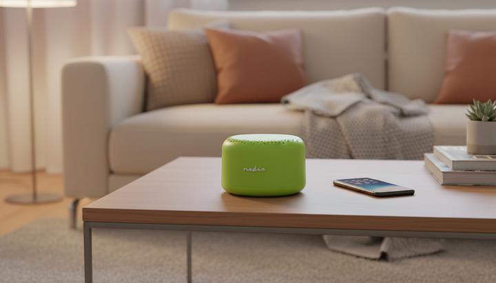 Actual product image Nedis Bluetooth Speaker SPBTAV01GN - green (3 h)