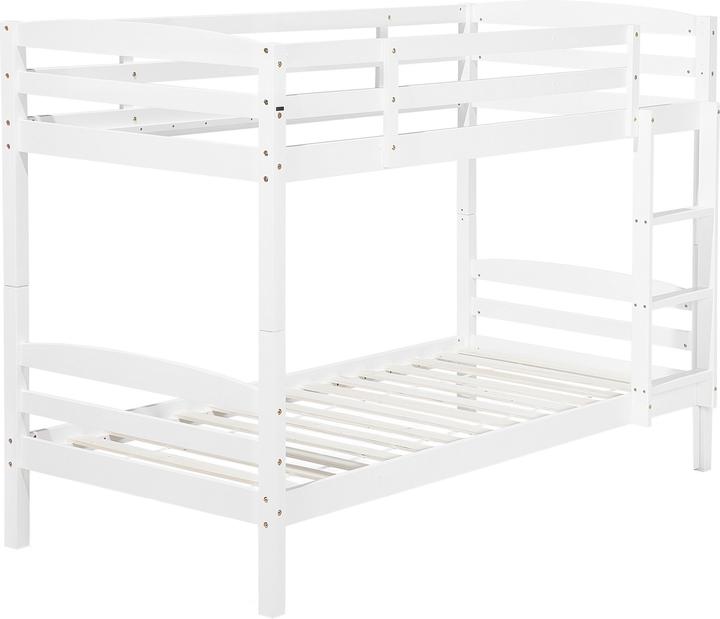 Actual product image Beliani Loft Bed Wood with Bed Drawer White 90 x 200 cm REGAT (90x200)
